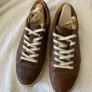 Cole Haan Nike Air Shoes Brown Leather Size 10